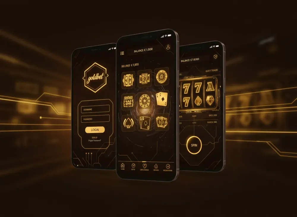 Goldbet mobile app screenshot