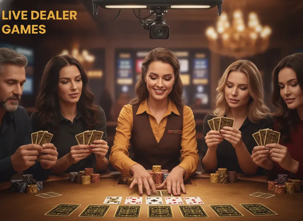 Live Poker table
