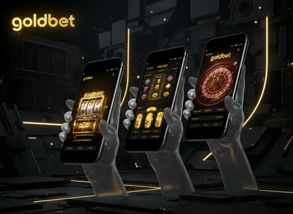 Mobile casino interface on a smartphone