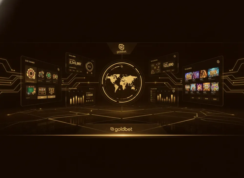 Goldbet platform dashboard